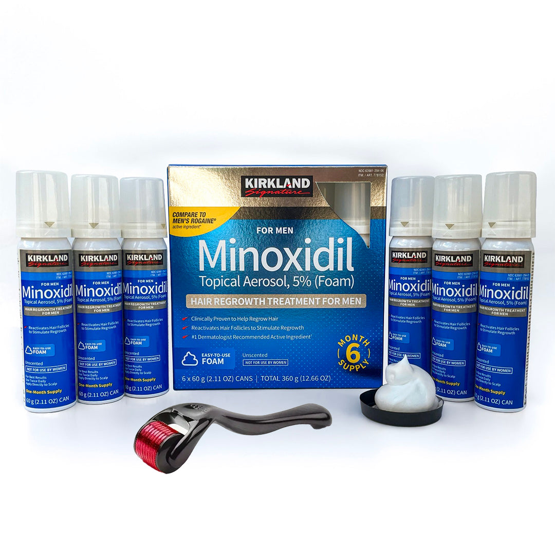 Minoxidil Kirkland Foam - Pack 6 meses