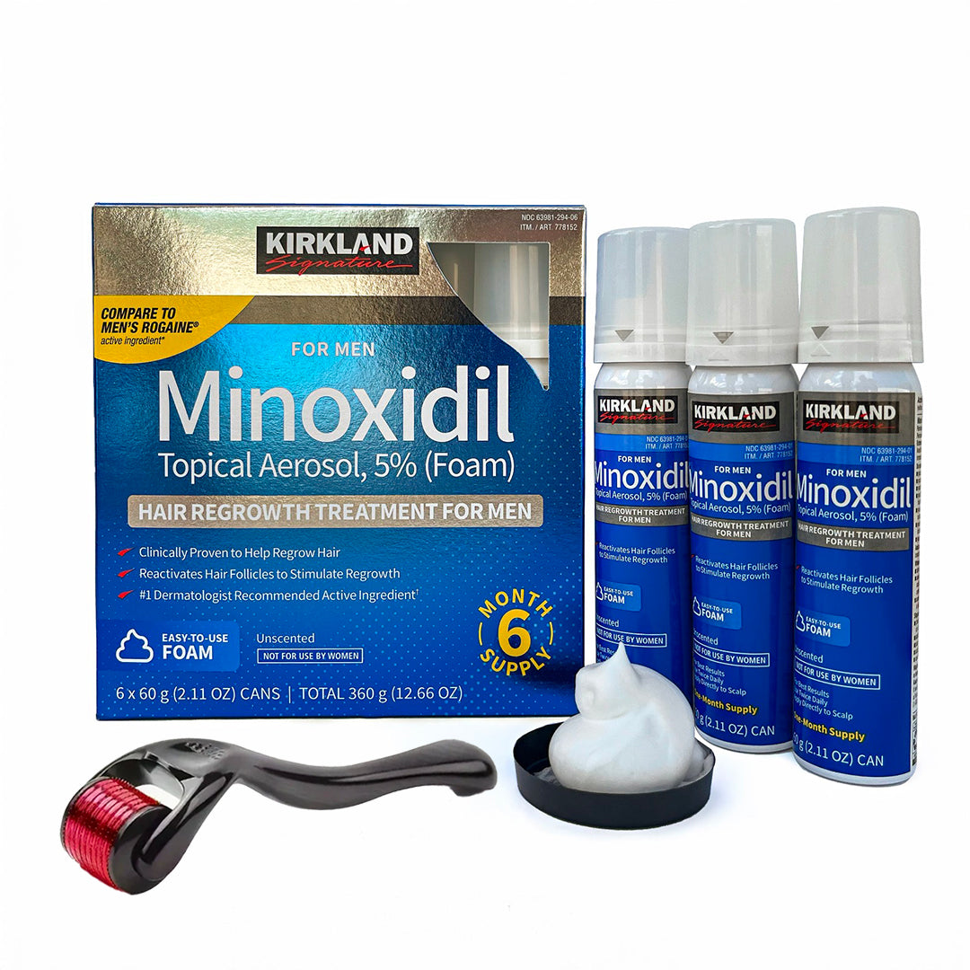 Minoxidil Kirkland Foam - Pack 3 meses